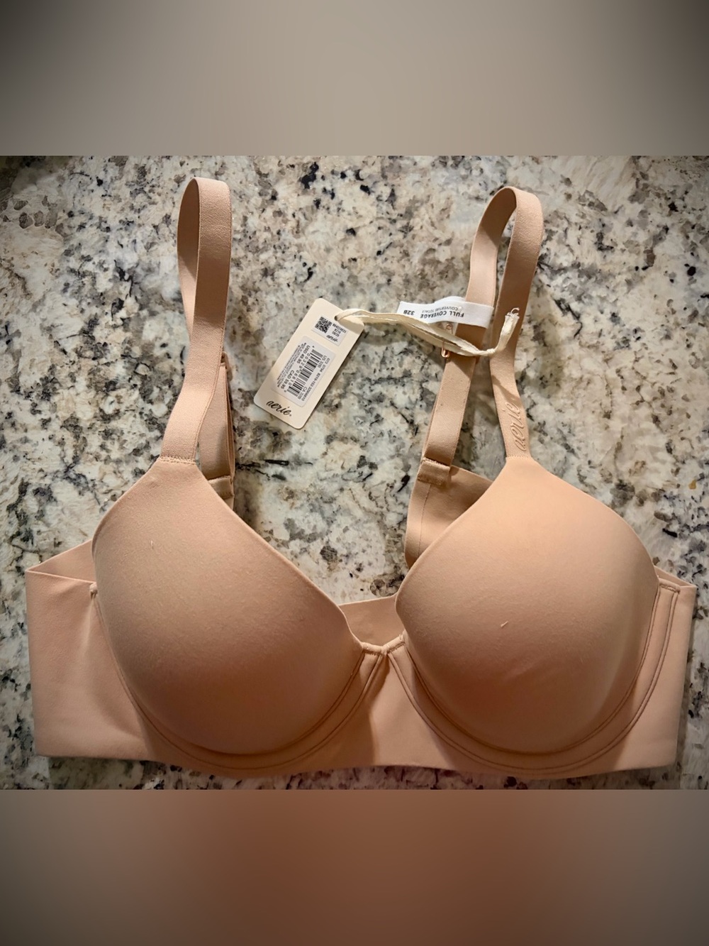 aerie Nude/Light Peach T-Shirt Bra - Smooth Molded Cups